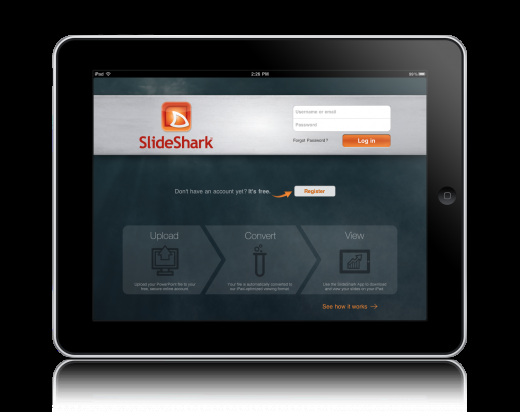 SlideShark on iPad