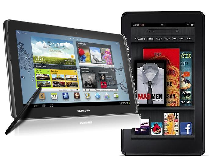 Galaxy note 10.1 Vs Kindle Fire