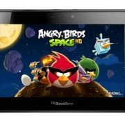 Angry Birds Space on BB Playbook