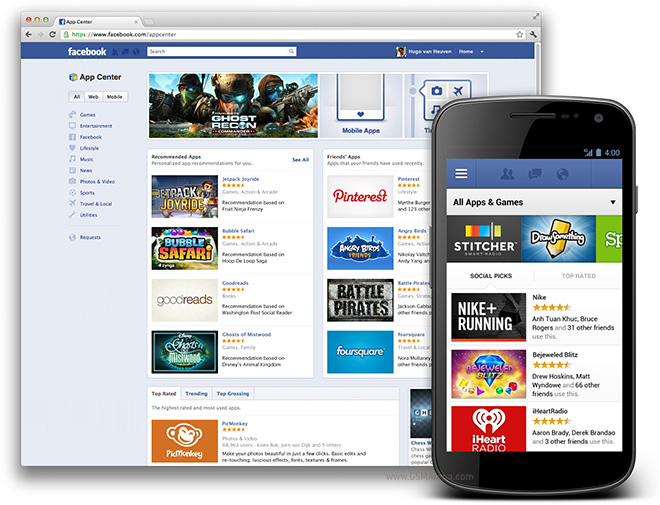 Facebook App Center