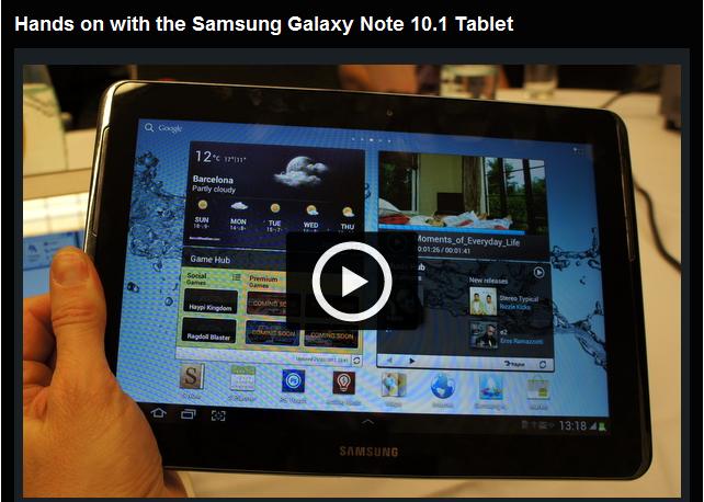 Galaxy note 10.1