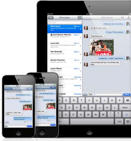 ios 5 iMessage App