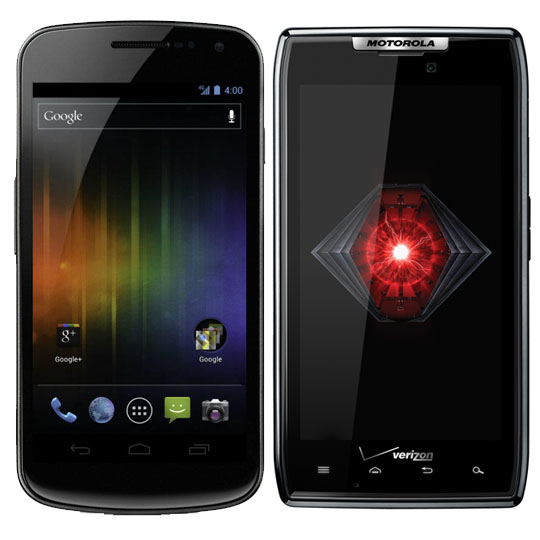 Motorola RAZR & Galaxy Nexus