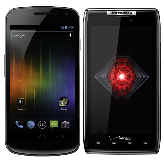 Motorola RAZR & Galaxy Nexus Motorola RAZR & Galaxy Nexus