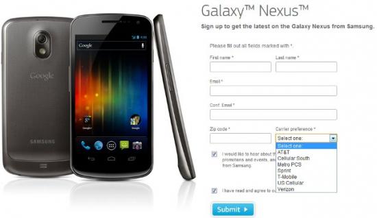Samsung's Galaxy Nexus