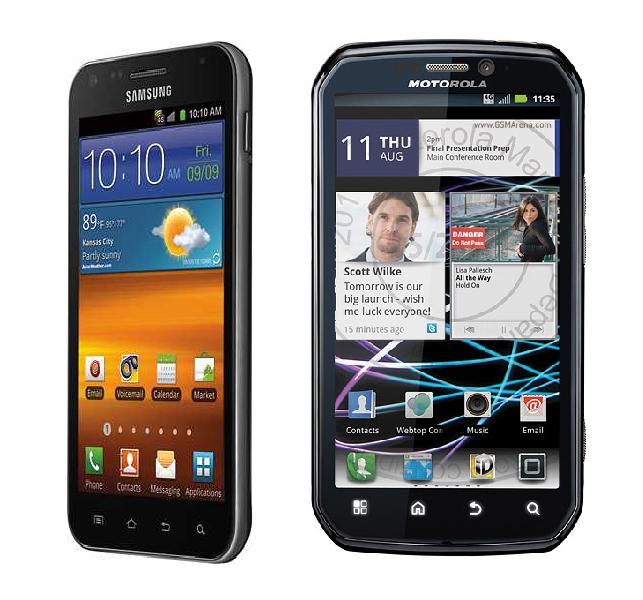 Samsung Epic Touch 4G vs Motorola Photon 4G Samsung Epic Touch 4G vs Motorola Photon 4G
