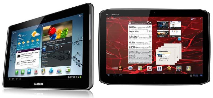 Galaxy Tab 2 (10.1) Vs Xoom 2