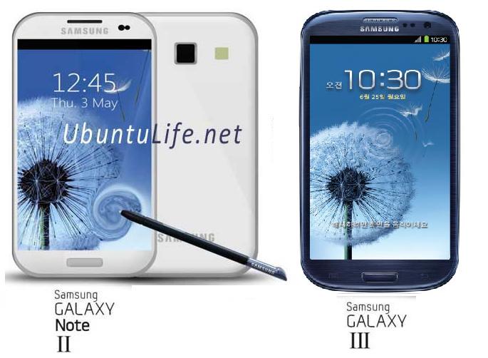 Galaxy S3 vs Galaxy Note 2 Galaxy S3 vs Galaxy Note 2