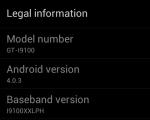Galaxy S II 4.0.3 ICS