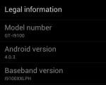 Galaxy S II 4.0.3 ICS Galaxy S II 4.0.3 ICS