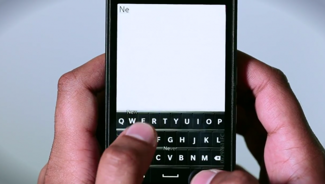 BB 10 Keyboard