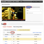 YouTube Caption Translation
