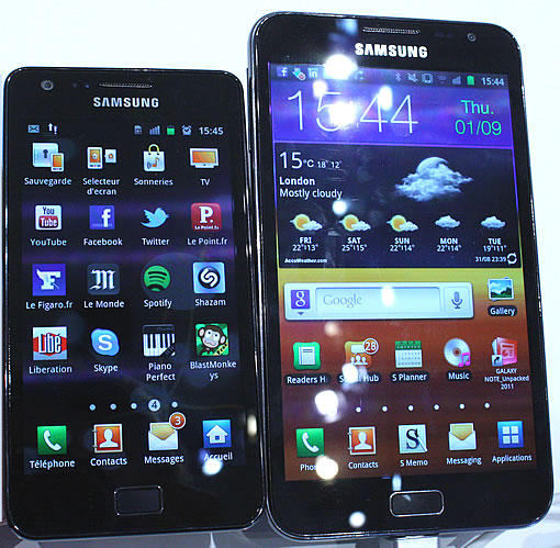 Samsung Galaxy S2 & Galaxy Note