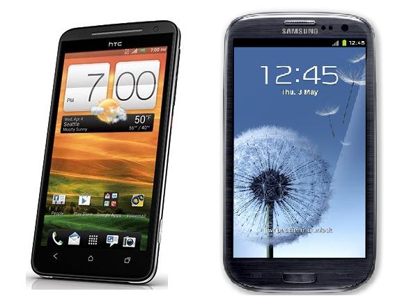 HTC EVO 4G LTE Vs GS3