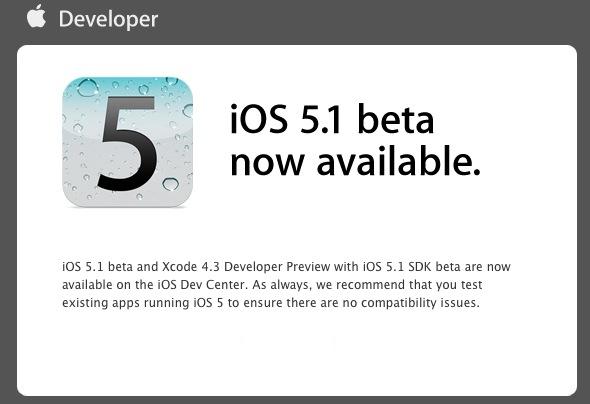iOS 5.1 Beta