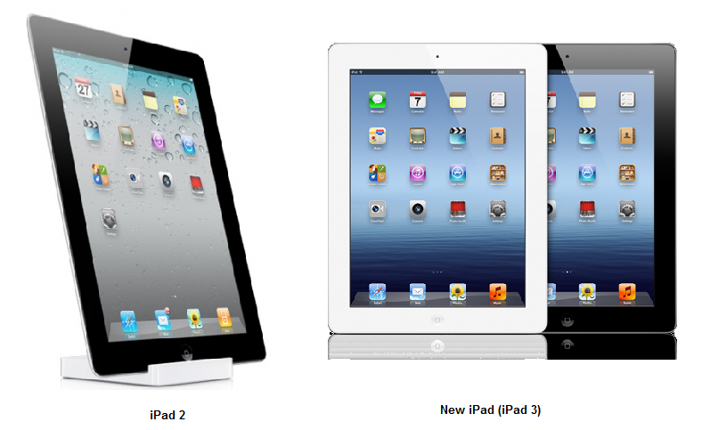 Apple New iPad (3) Vs iPad 2