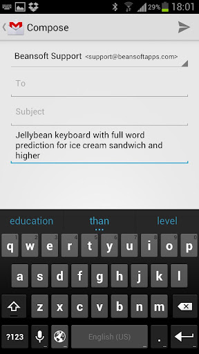 4.1 Jelly Bean Key board 4.1 Jelly Bean Key board
