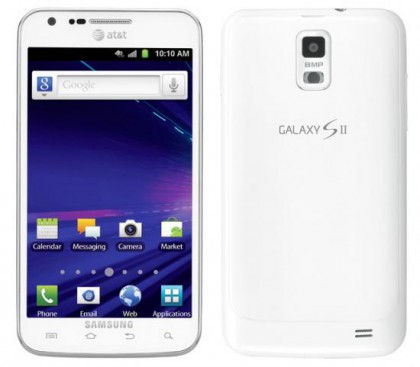 White Galaxy S II Skyrocket
