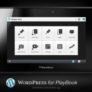 WordPress App on BB Playbook